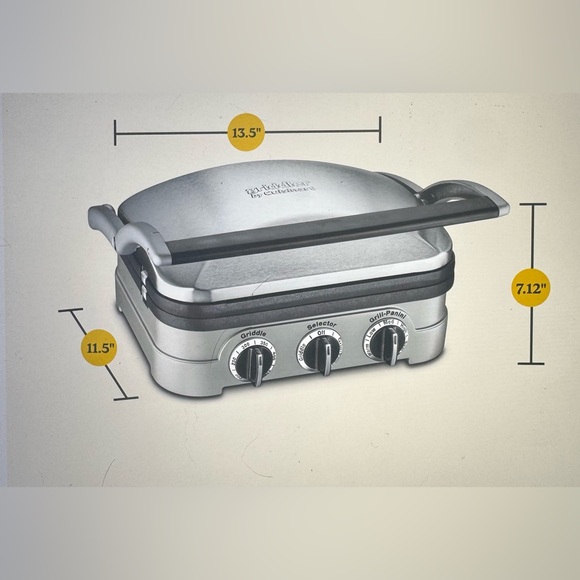 Cuisinart 5 in 1 Griller! - Picture 9 of 10